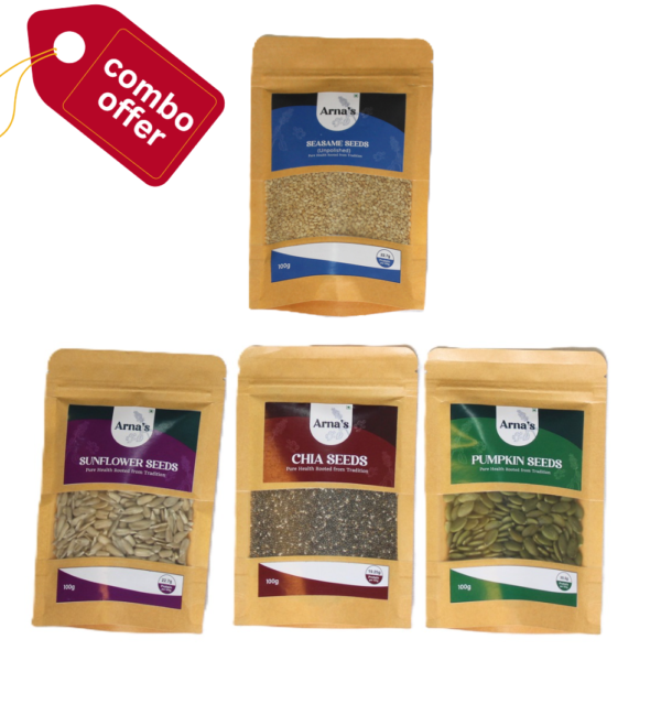 Seasame, Chia, Sunflower, Pumpkin