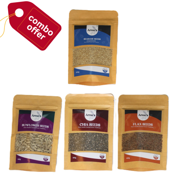 Seasame, Chia, Sunflower, Flax